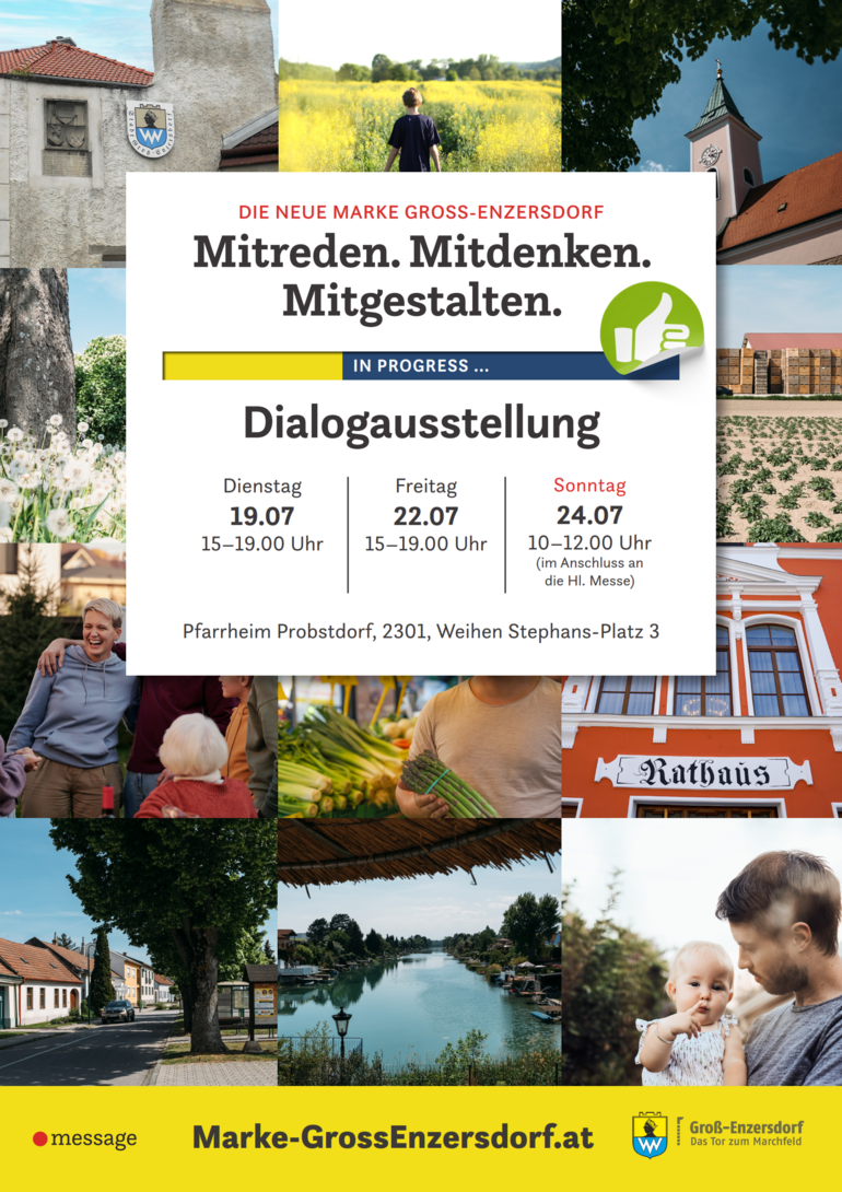 Die neue Marke Groß-Enzersdorf -Einladung zur Dialogausstellung