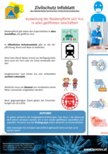 Infoblatt des NÖ Zivilschutzverbandes zu den Themen Maskenpflicht und Heimwerken
