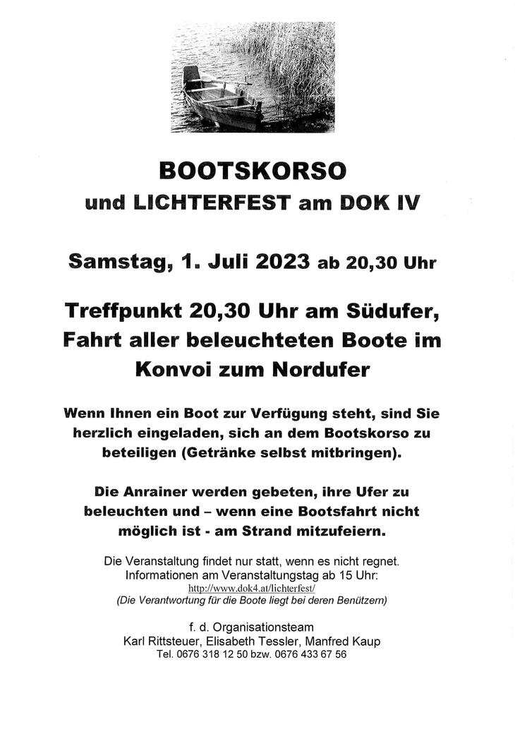 Lichterfest Bootskorso DOK IV